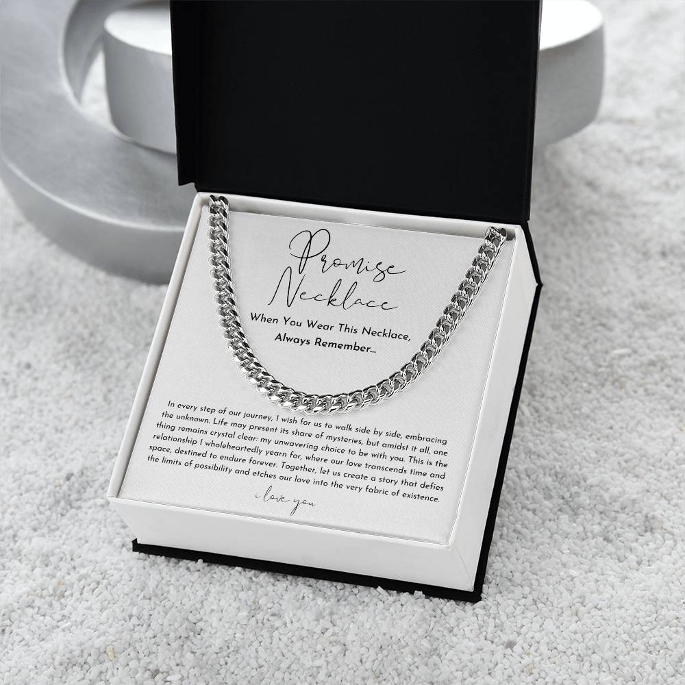 Promise Necklace For Him - Image 3